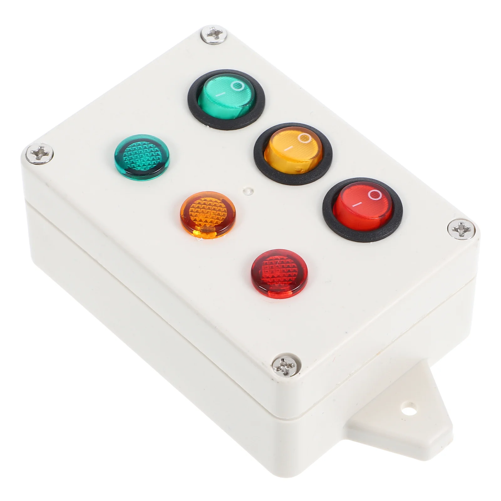 Toddmomy 1 Set LED Busy Board for Toddlers Interactive Montessori Toy Three-color Traffic Light Educational Game for Boys Girls