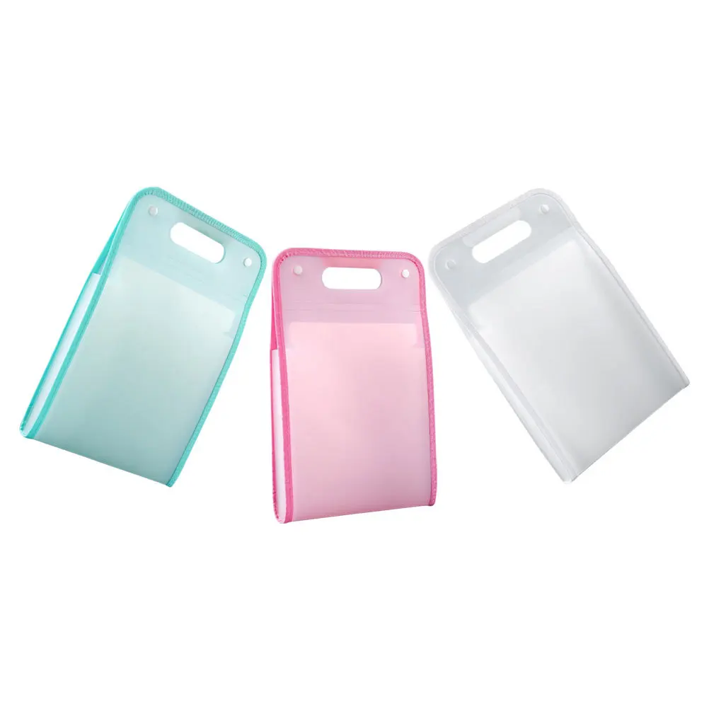 

3 шт., папка-органайзер для файлов, расширяющаяся сумка для хранения документов, держатель для квитанций, офисный органайзер для папок A4, практичный портативный