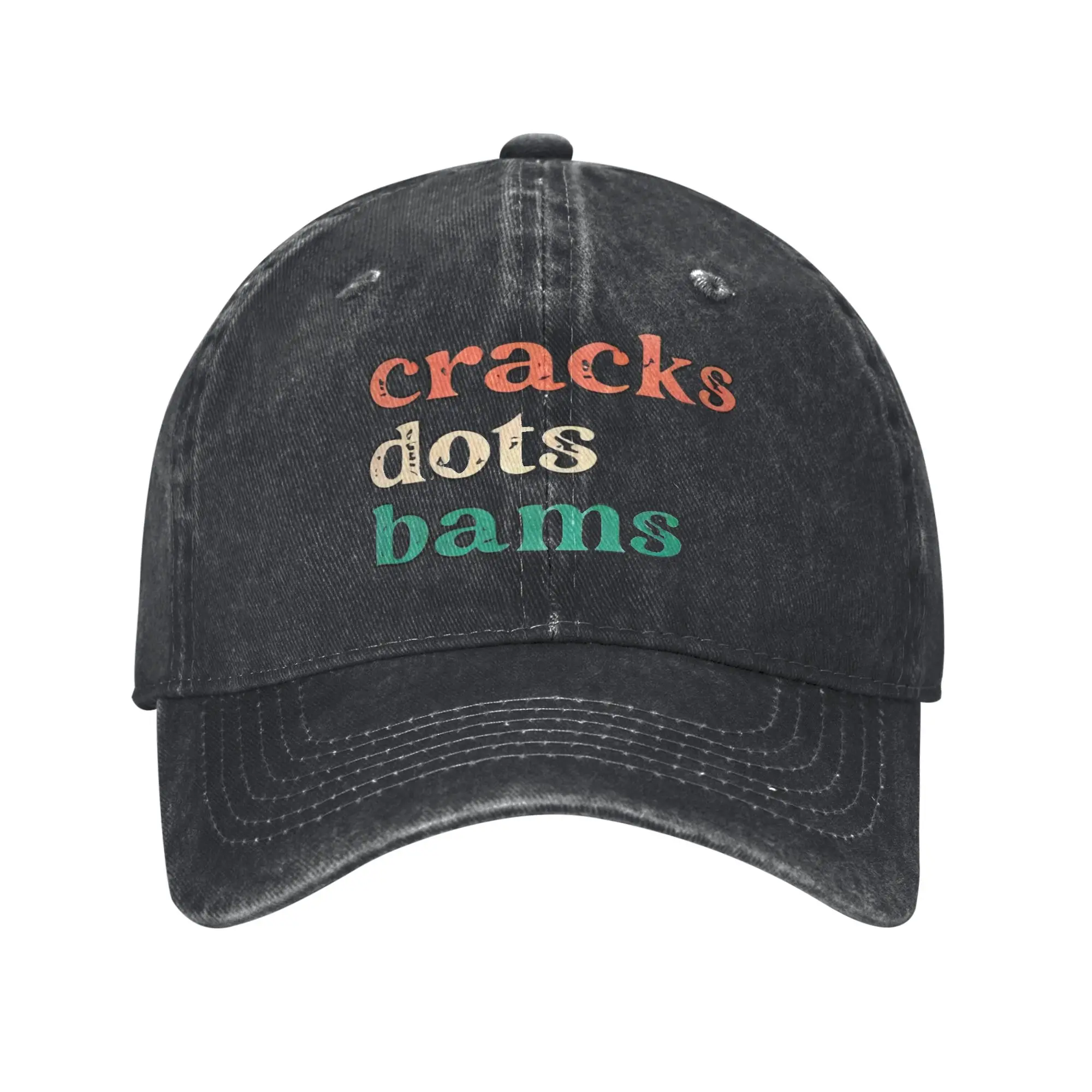 Cracks Dots Bams Mahjong Tile Distressed Mahjong Play Baseball Hat  Breathable Men DIY Print Baseball Caps