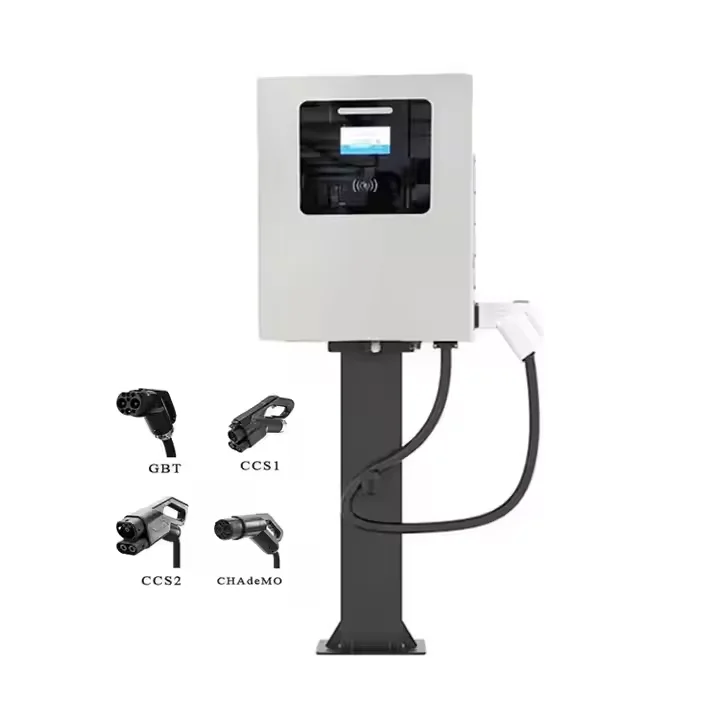 

IP55 DC EV Fast Charger APP Control Solar Terminal Ev Charging Pile Ocpp 15kw 44KW Gbt Type 2 Car Charging Stations Point
