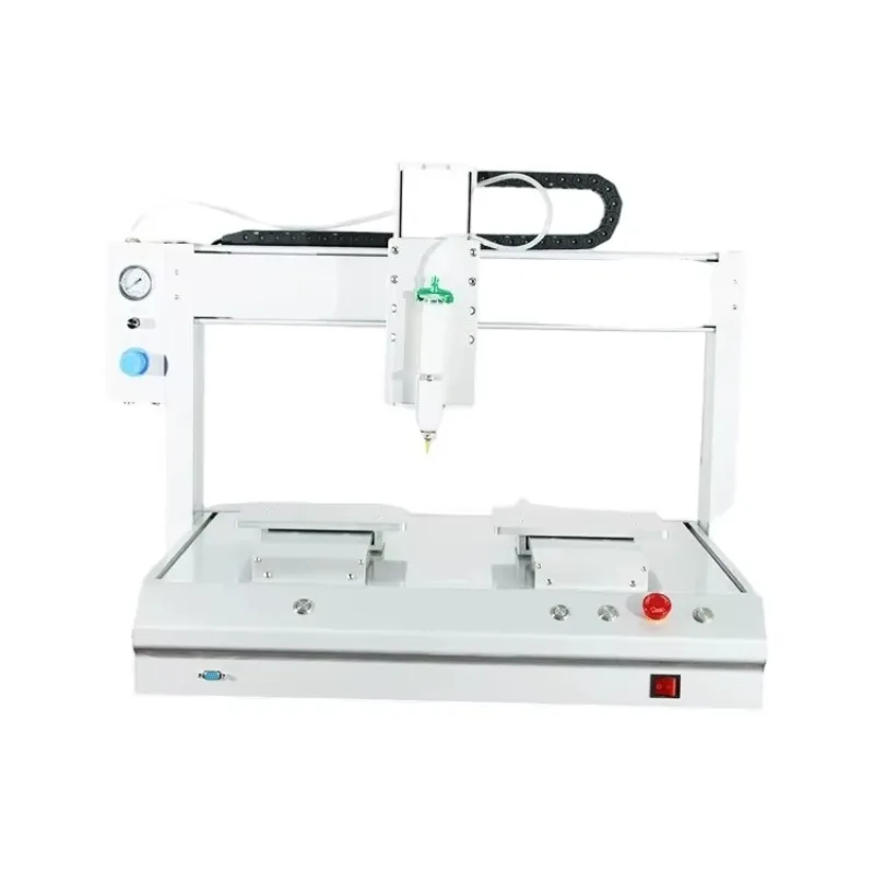 Automatic 220V Epoxy Resin AB Glue Doming Machine 1-Year Warranty Durable Motor Dispenser PLC For Core Including Bearing