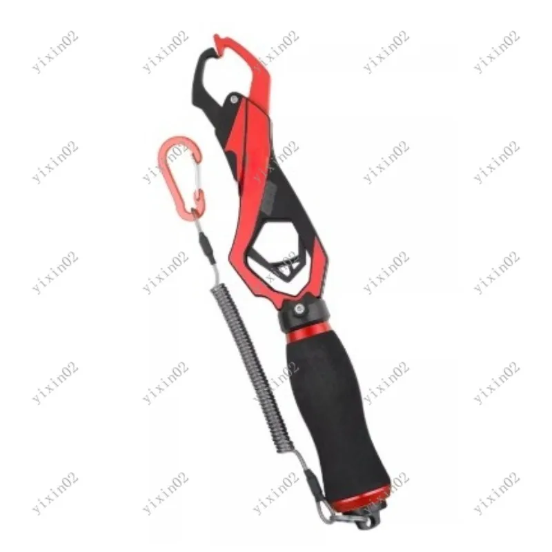 360° Rotating  Aluminum Alloy Fish Grip with Scale Fishing Tool Suit