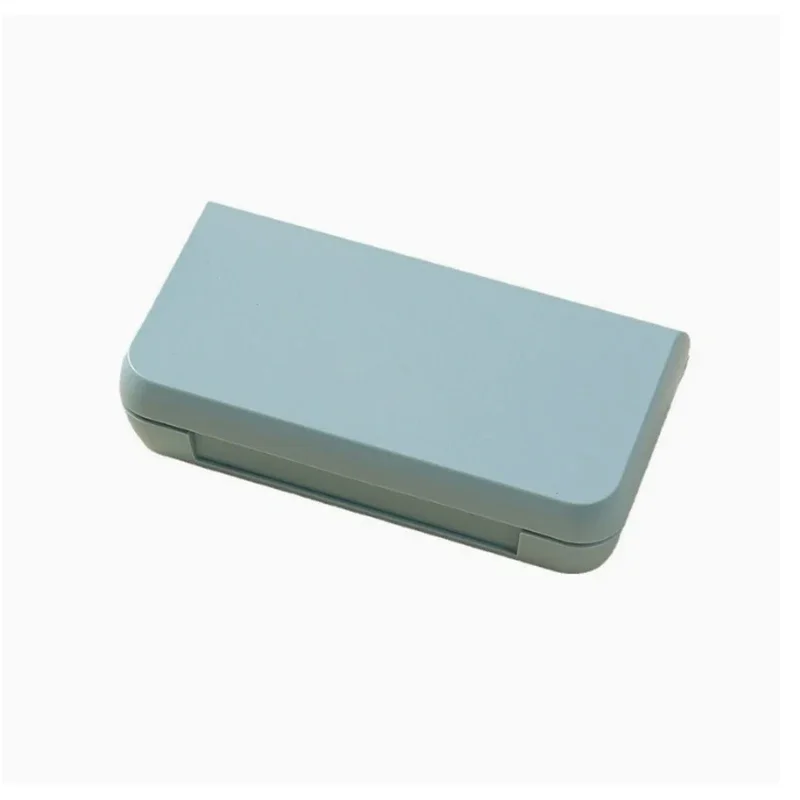 علبة حبوب صغيرة مكونة من 3 شبكات، صندوق حبوب السفر المحمول - حاوية تخزين الأجهزة اللوحية ليوم واحد، منظم حامل الأدوية البلاستيكية