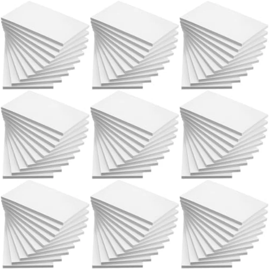 

Блокноты для заметок 3x5 дюймов, белые, пустые, для письма, для официантов, для списка дел, для списка продуктов, маленькие