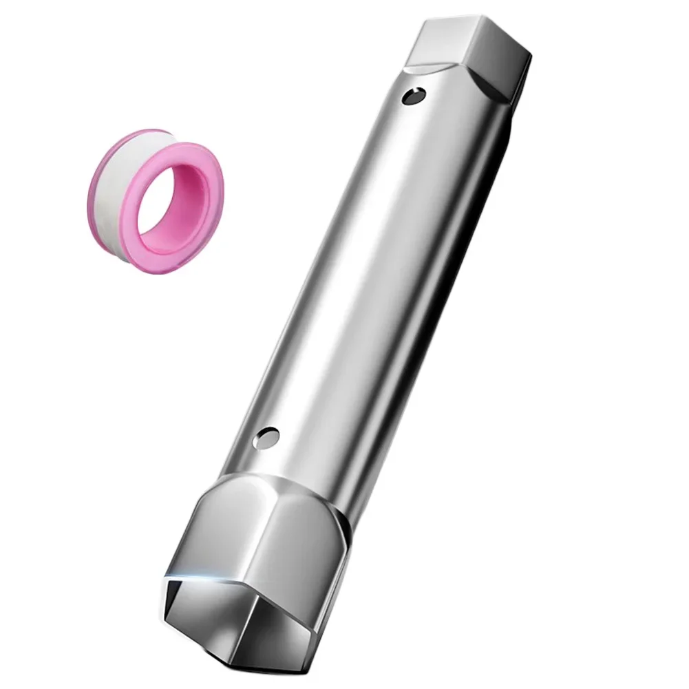 Instalação diy 34-40mm chave de tubulação soquete torneira reparação operação sem esforço resistente à ferrugem aplicação versátil