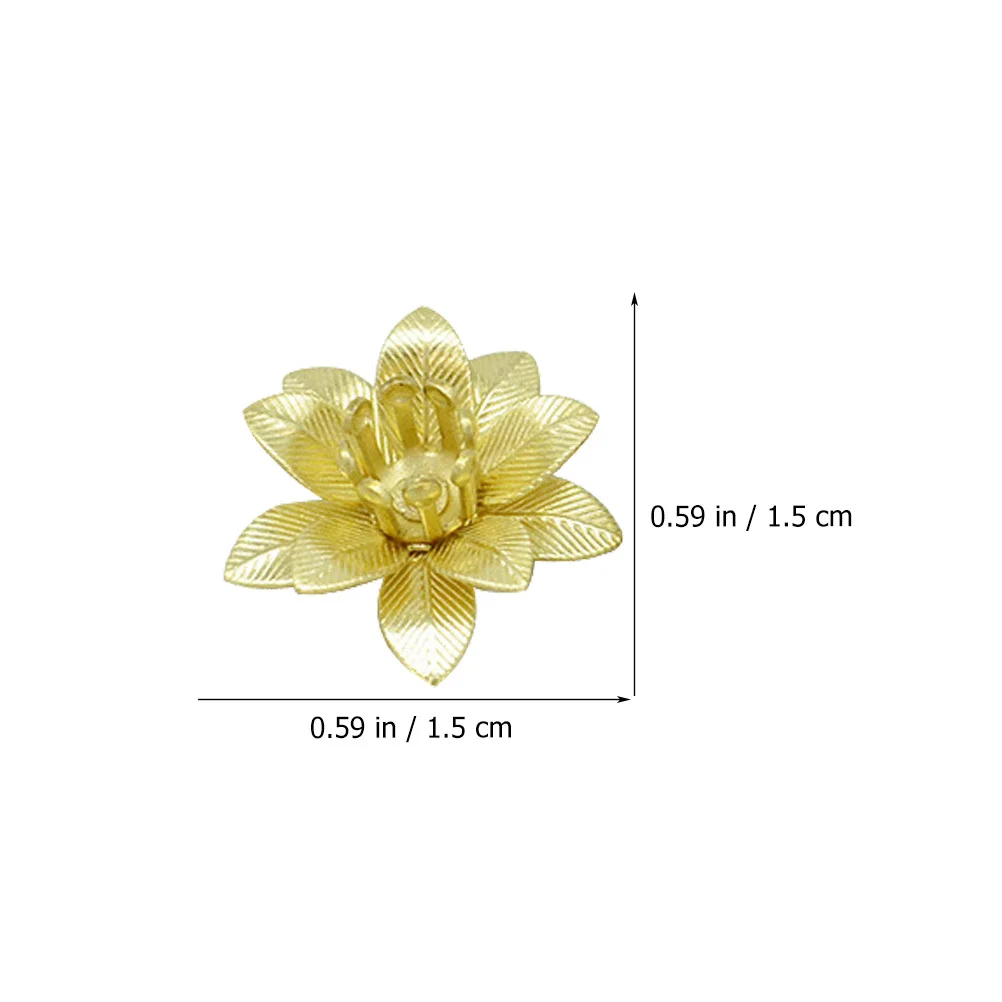 

20Pcs DIY Flower Spacer Beads for Ancient Style Hairpin Bracelet Making Jewelry Accessories Beads for Craft DIY Projects