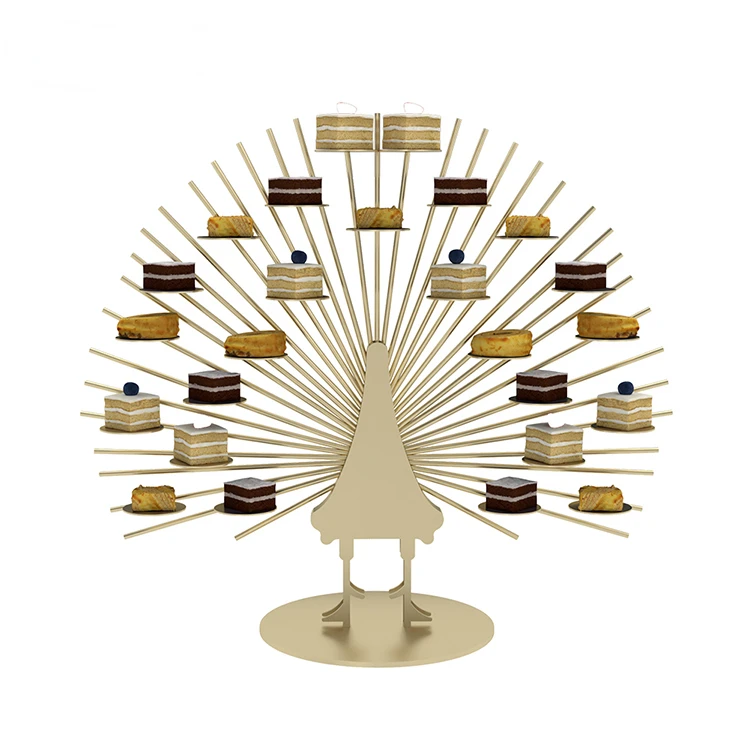 direct selling food display rack buffet metal stainless steel dessert rack