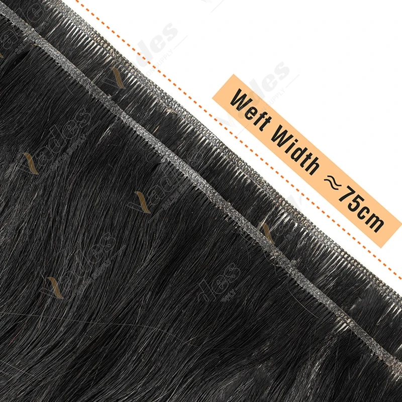 MRSHAIR coudre dans les Extensions de cheveux pour cheveux fins cheveux armure faisceaux synthétique longue droite naturel noir Extensions de cheveux trame