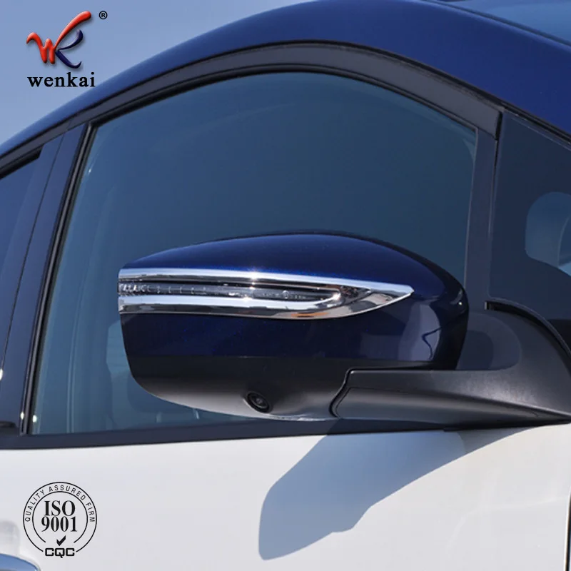 

2017 2018 2019 For Nissan Leaf Car Rearview Mirror Decoration Strip Cover Trim ABS Chrome Auto Exterior Styling Accessories 2pcs