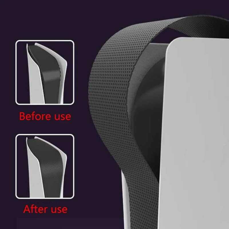 K1AA ฝุ่นยืดหยุ่นตาข่าย Protector สำหรับ PS 5 คอนโซล Anti-Scratch ป้องกันฝุ่นผิวโฮสต์กลางแถบ Gamepad อุปกรณ์เสริม