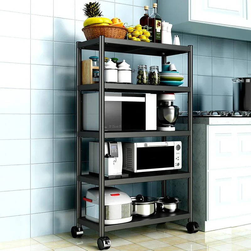 Multi-Functional Kitchen Pot Rack, Multi-Story Storage Shelves, Home and Living Room Microwave Oven Stand, Cookware Rack