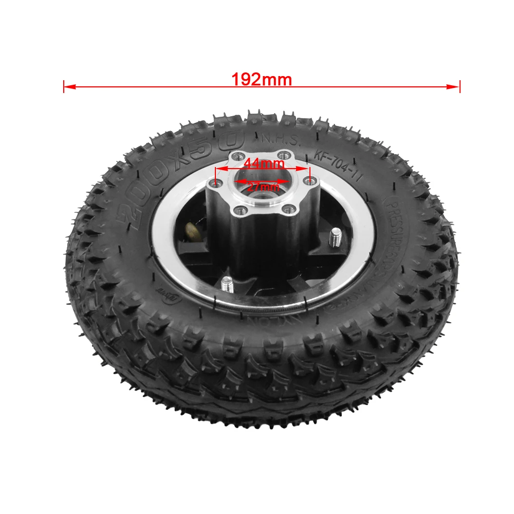 8 Inch 200x50 Pneumatic Tire with Aluminum Alloy Wheels for 8 Inch Folding Electric Scooter Electric Scooter Pocket Bike