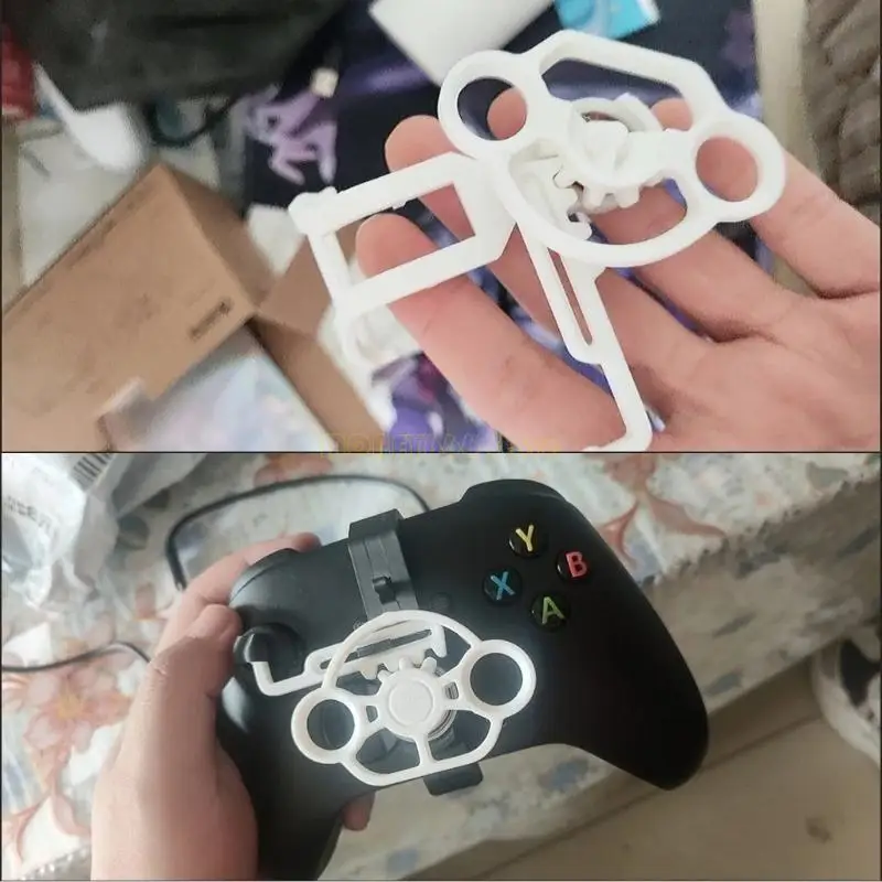Bộ điều khiển tay lái nhựa F62C không trượt tay chơi dễ dàng để cài đặt bộ điều khiển vô lăng cho bảng điều khiển chơi game