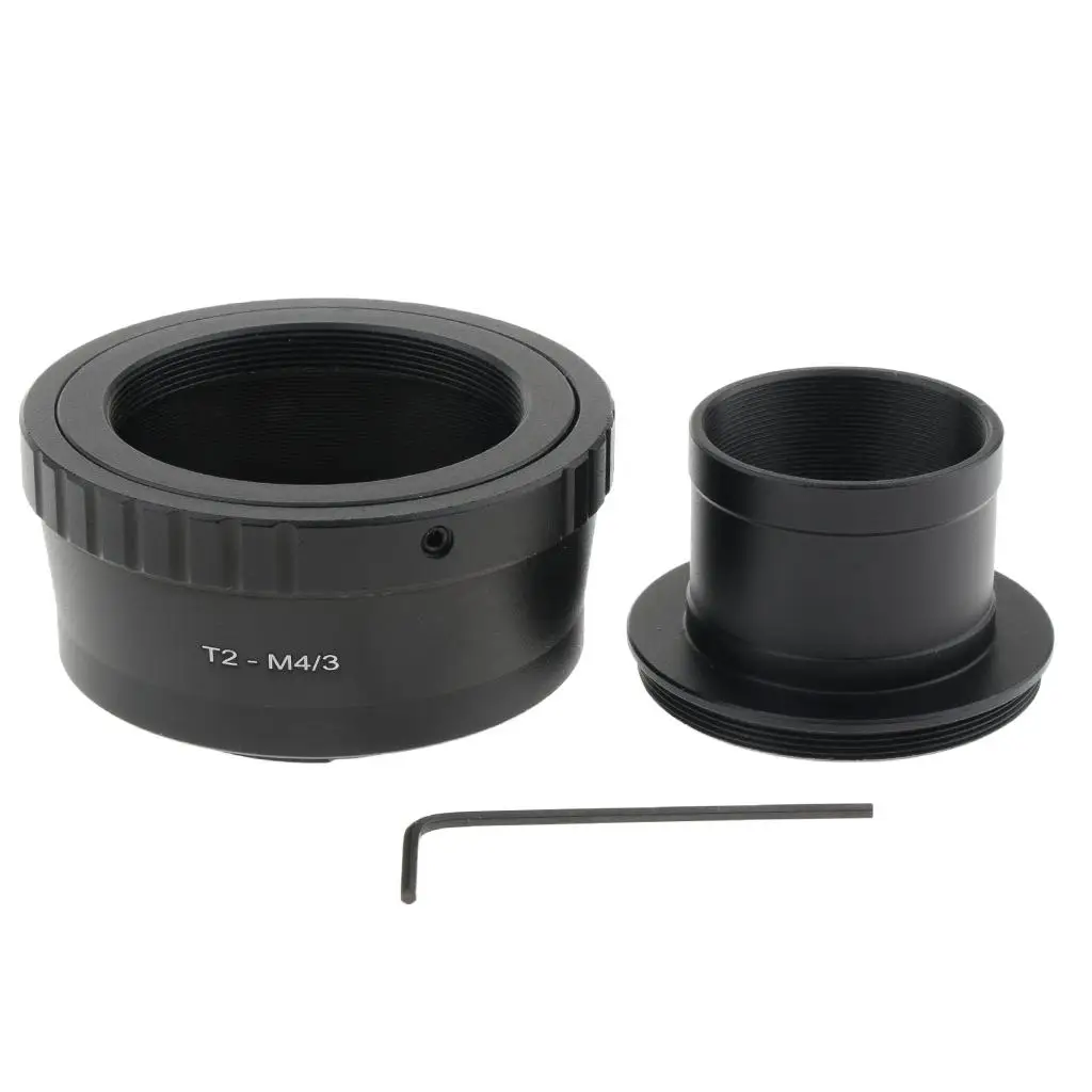 T2 Lens Adapter for Micro 4/3 Mount All Metal Manual Connector Tube for DMC-G1 DMC-GH1 DMC-GF1 Astro Imaging