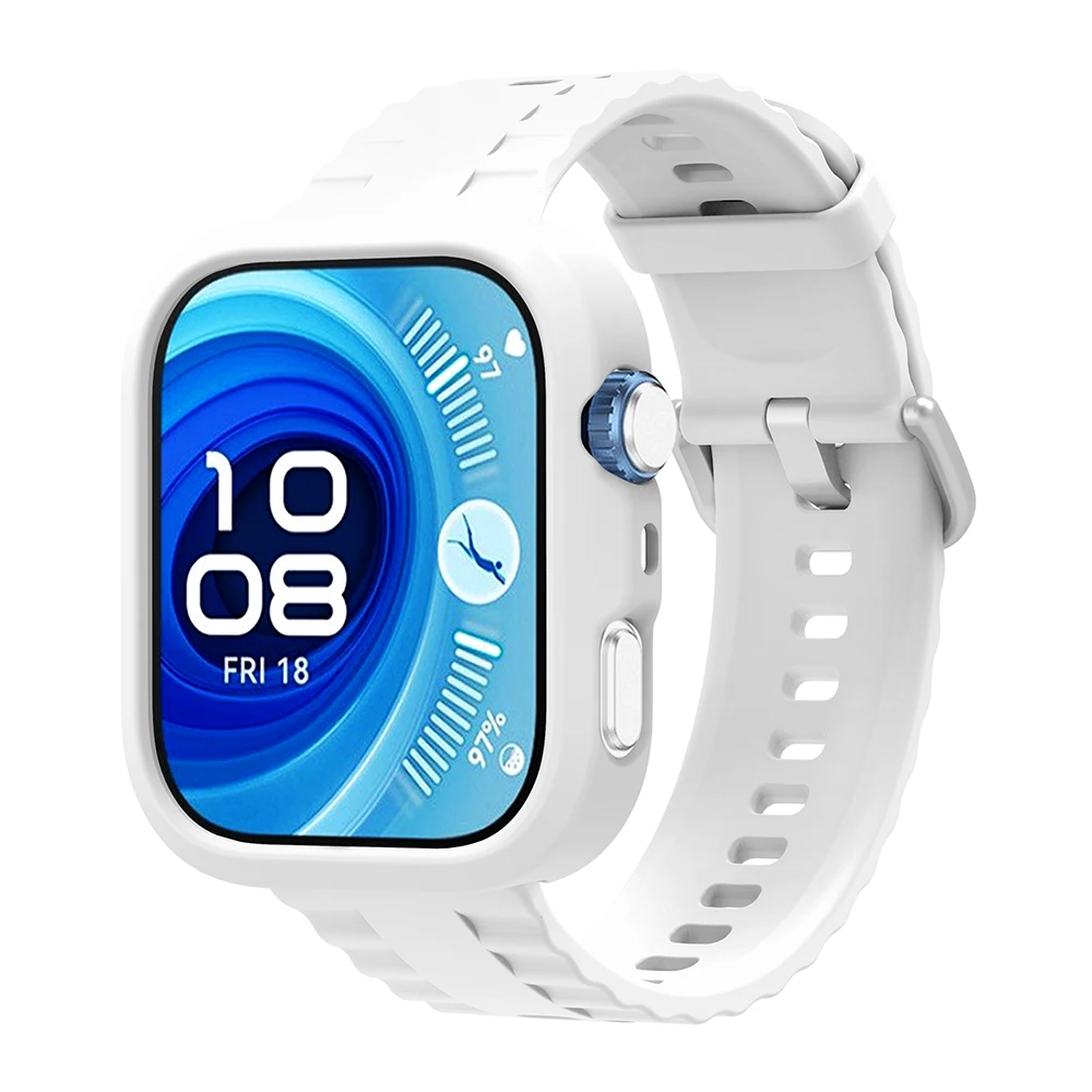 حزام سيليكون + حافظة واقية لساعة Huawei Watch Fit 4 Fit4 Pro بديلة لساعة اليد وسوار المعصم Correa #2