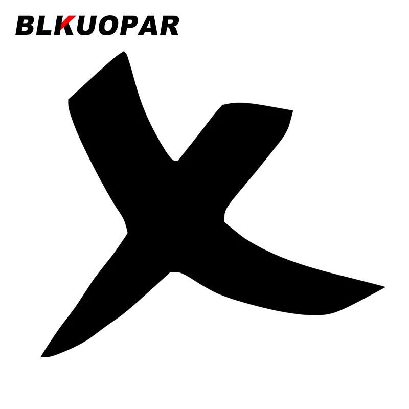 BLKUOPAR for Remove Symbol Wrong Sign Car Stickers Waterproof Personality Decals Simple Die Cut Car Accessories Cartoon Graphics