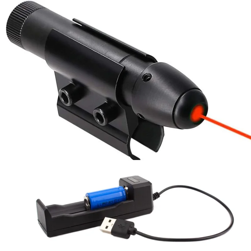 Laser Sight Adjustable Mount Hunting Laser Collimator Red Dot Laser