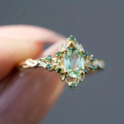 Europe and The United States Fashion Geometric Winding Ring Ladies Delicate and Elegant Temperament Jewelry Accessories