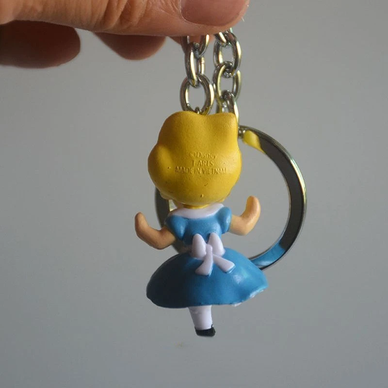 Alice In Wonderland Figure Keychain Bag Pendant Cartoon Doll Ornaments Accessories Children Present