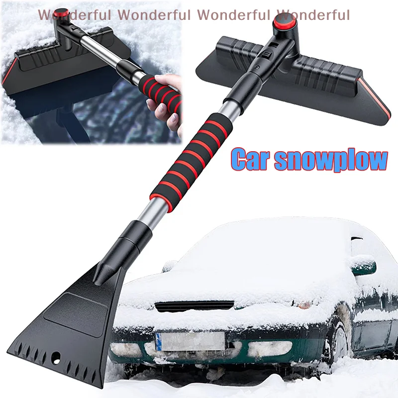 

1PC Snow Shovel Detachable Windshield Cleaner Extendable Winter Car Cleaner Multifunctional Tool with Ice Scraper Brush