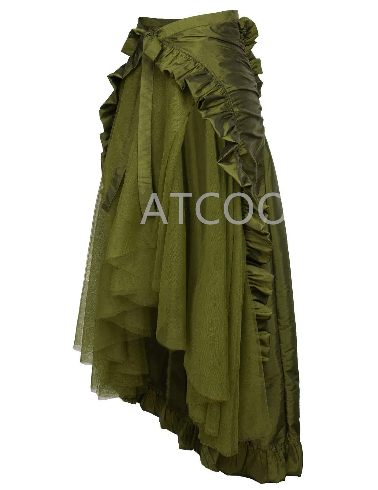 Faldas de faja de pirata victoriano para mujer, elegante Vestido gótico Punk con volantes, falda larga con volantes, estilo Medieval rococó, Vestido Steampunk