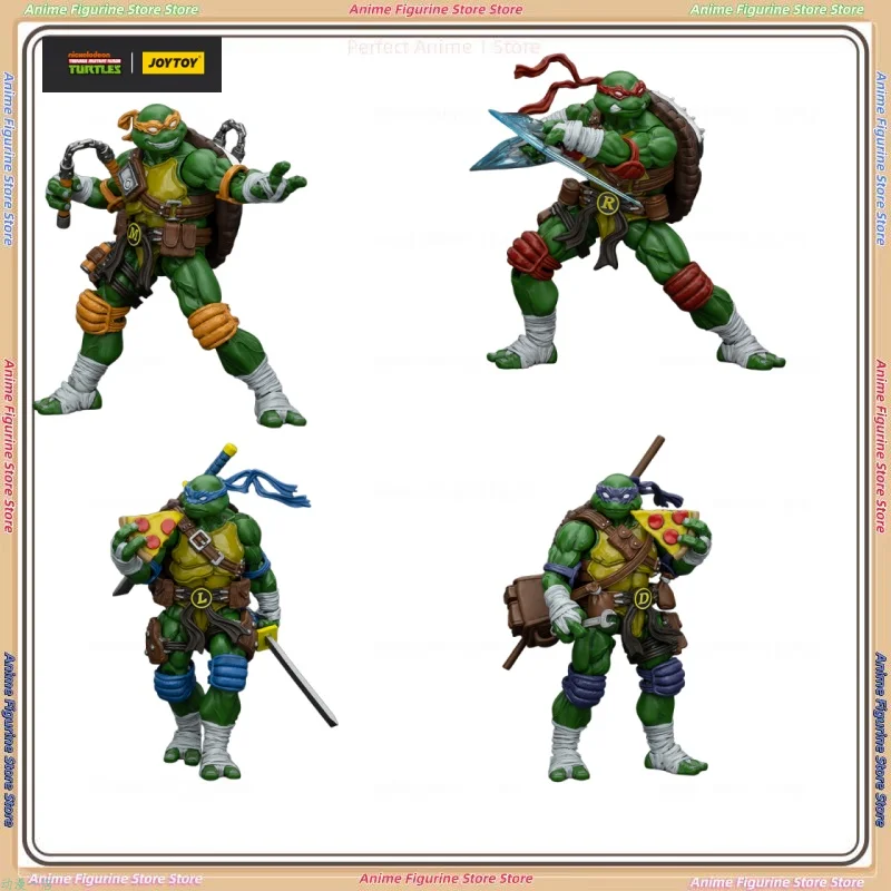 

JOYTOY dark source Teenage Mutant Ninja Turtles foursome genuine licensed 1:18 full movable modeling figures