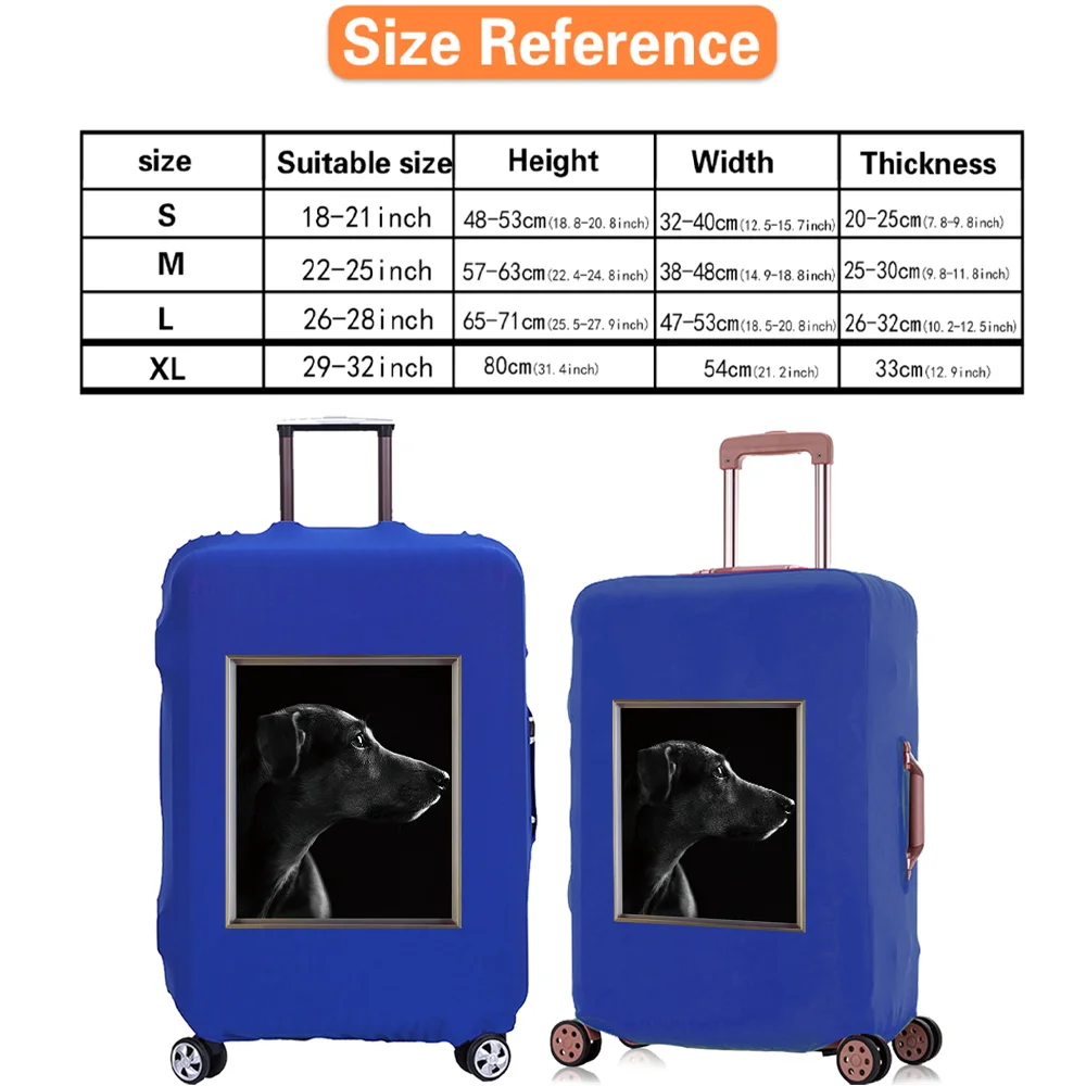 New 18-32 Inch Large Capacity Travel Essential Bag Travel Accessories Trolley Box Animal Series Printed Pattern Protective Cover