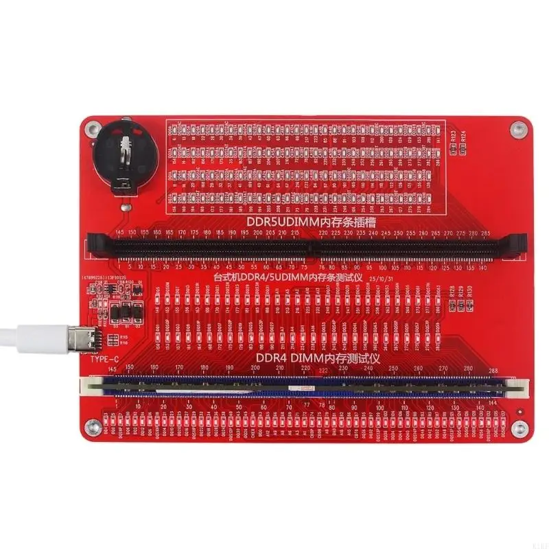 Universal DDR4 DDR5 Memory Tester Diagnostic Tool For Desktop Memory With LED Indicators K1KF