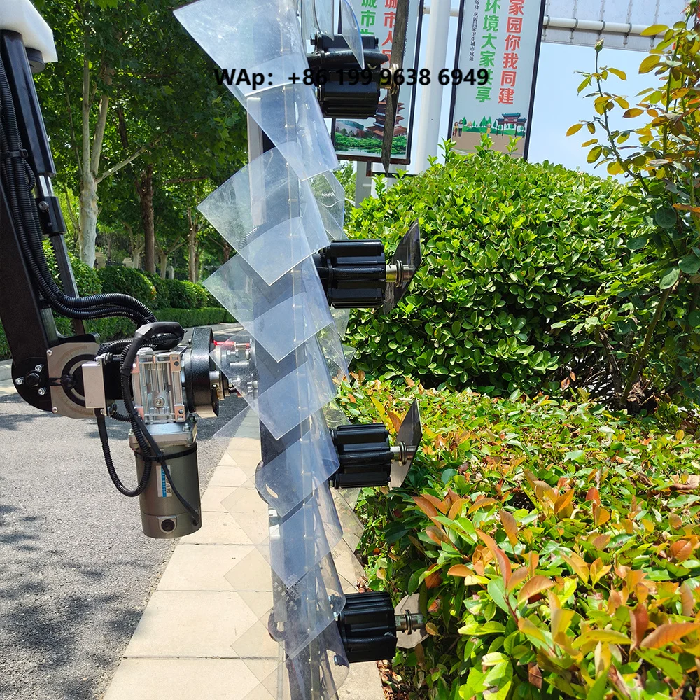 Multifunctional Electric Hedge Trimmer Alloy Steel Blade Right-Handed Design Maintenance-Free Lead-Acid Battery 1.2m-2.2m