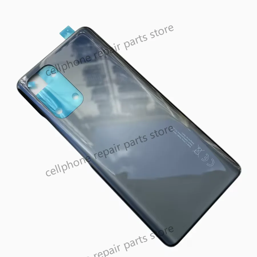 100% A +++ غطاء البطارية الزجاجي لشاومي ريدمي نوت 10 برو M2101K6G الغطاء الخلفي الإسكان لوحة الباب الخلفي مع لاصق #3
