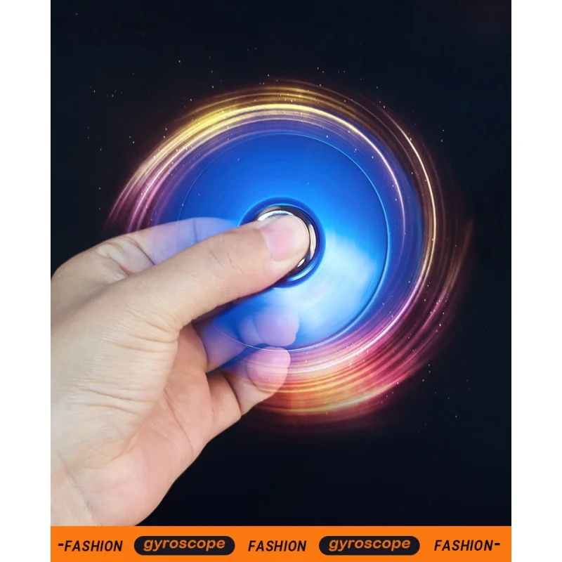 ولاعة شخصية إبداعية - مادة معدنية - مقاومة للرياح - ولاعة سيجار - دوران الإصبع لتخفيف التوتر - هدية المهرجان #3