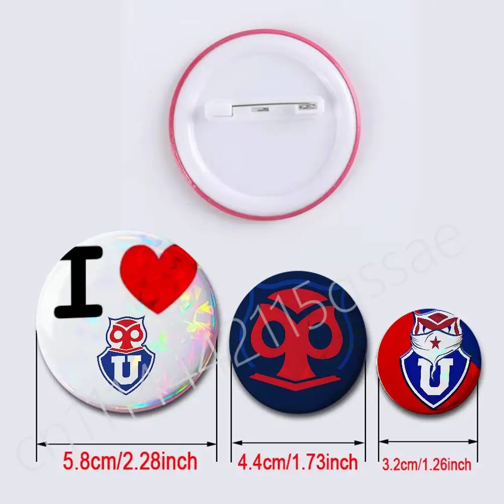 C-Chile University Logo Cartoon Enamel Pins Anime Game Character Brooches for Backpack Accessories Snap-in Badges