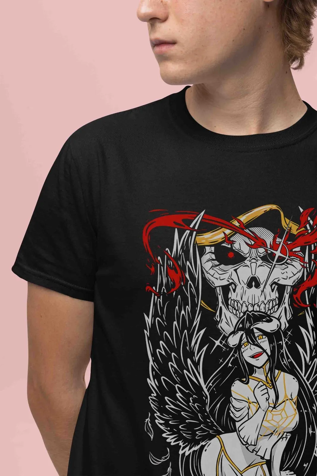 Overlord Shirt Ainz Tshirt Albedo T-Shirt Shalltear Top Demiurge Sebas Anime Tee