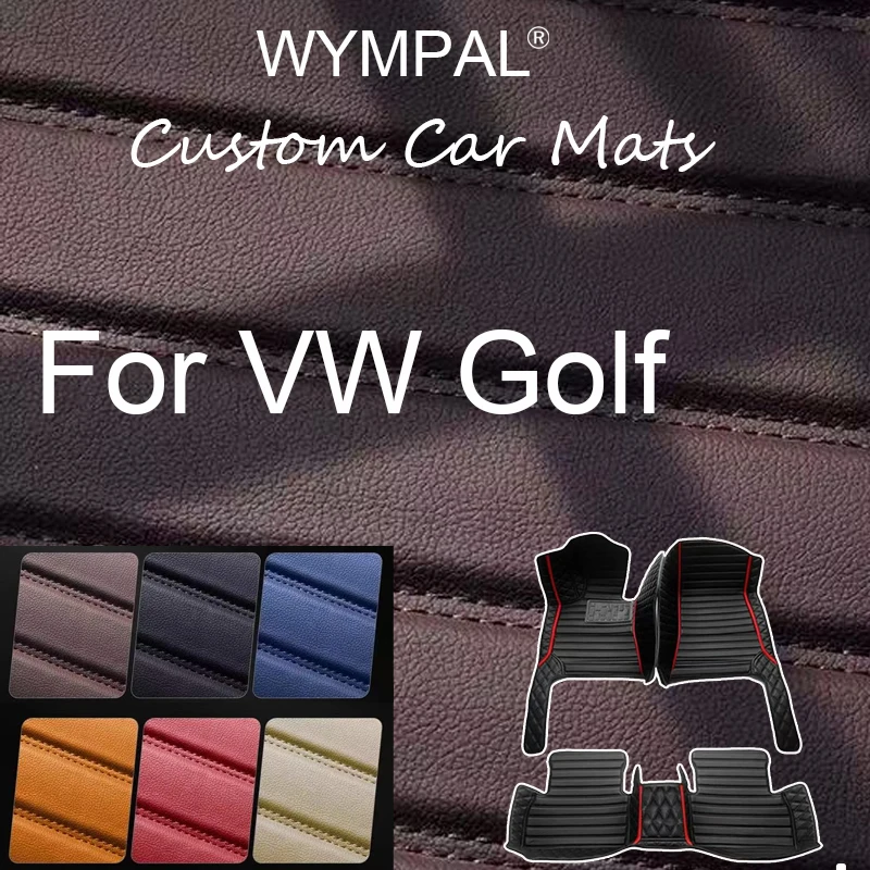 

Luxury Car Floor Mat For VW VW Golf6 Golf 6 Mk6 5K 2009~2013 Anti-dirt Pad Floor Rug Carpets Mat Car Accessories Vento Variant