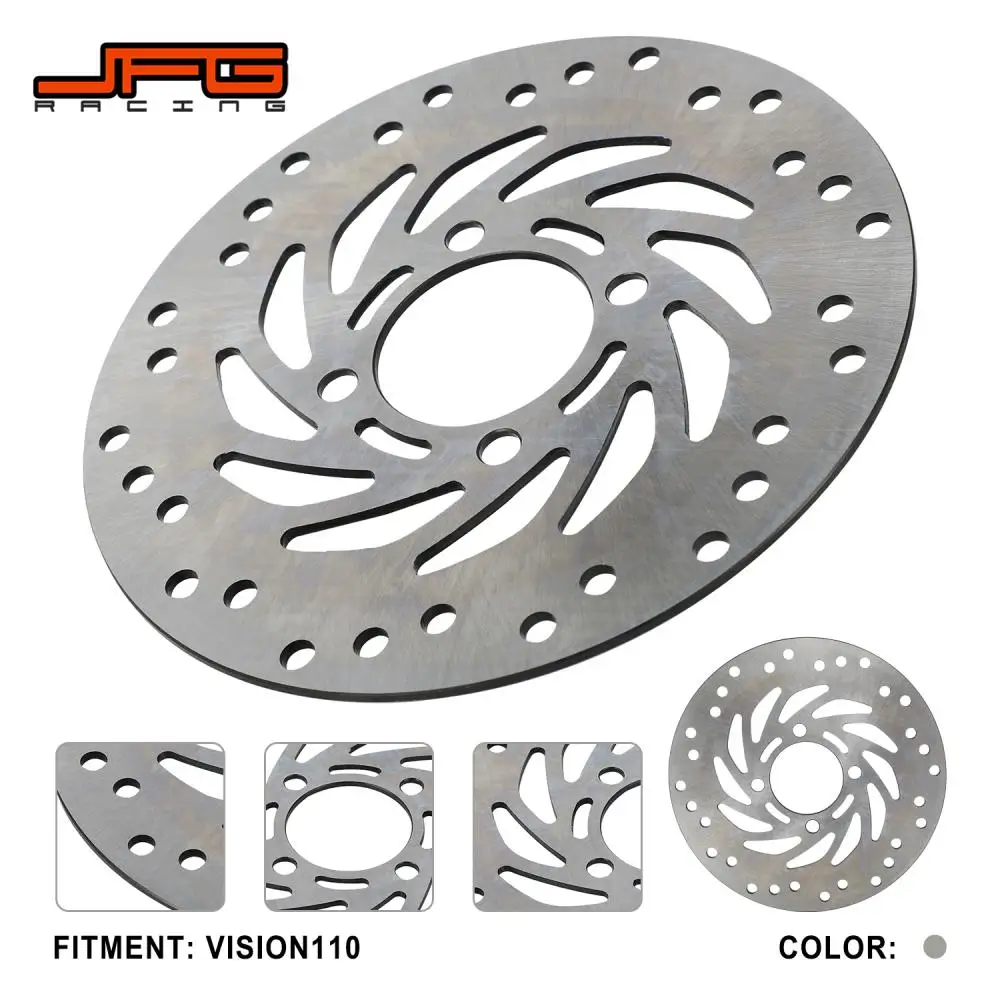 

Мотоциклетные тормозные диски из легированной стали, тормозной диск, ротор, аксессуары для мотоциклов для Vision 110 Vision 110 2021 2022 2023 2024