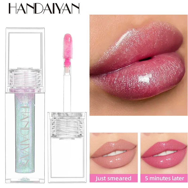 Moisturizing Lip Balm Long Lasting Lipstick Glossy Lip Oil Tint for Girls Beauty Makeup Cosmetic Accessories