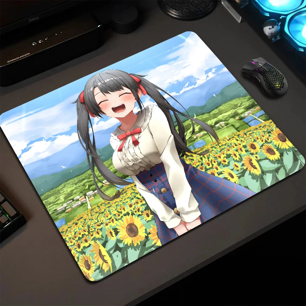 

Subaru Oozora Hololive Girl Anime Mousepad Small LockEdge Mouse Pad For Gamers Computer Desk Pad Anti-slip Rubber