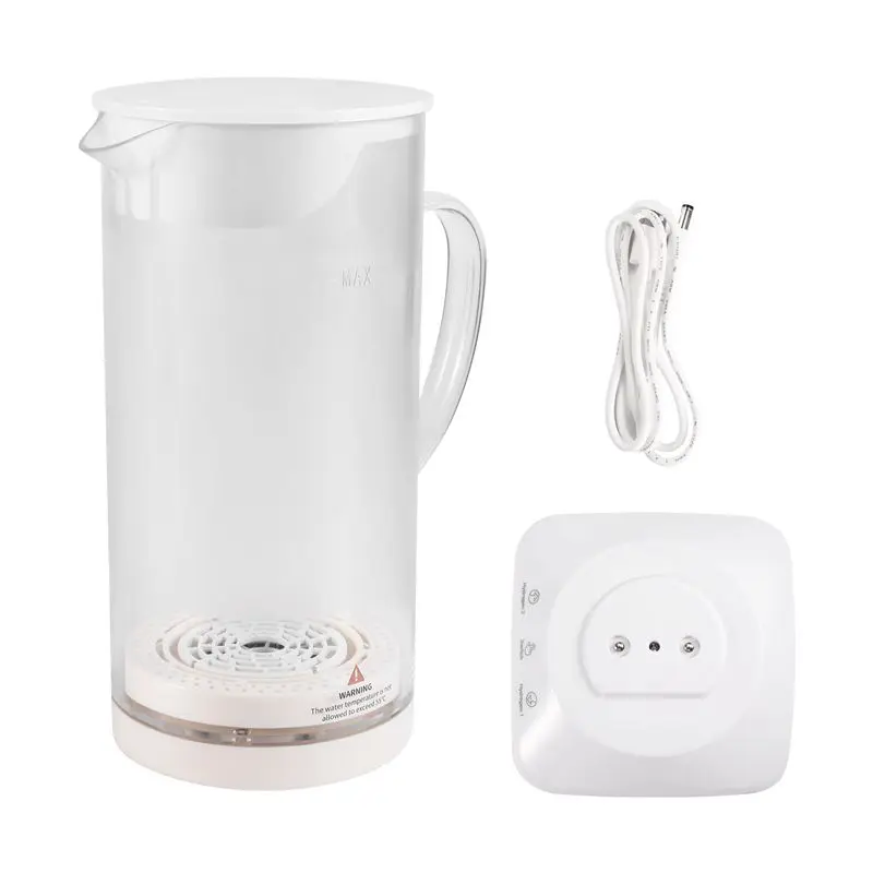 B84B-1100ML Hydrogen Water Kettle USB Hydrogen Rich Water Generator Kettle Ionized Alkaline Water Electrolysis Pitcher