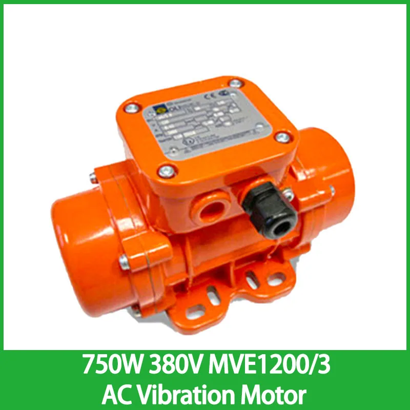 

750W 380V AC Vibration Motor MVE1200/3 Aluminum Alloy Concrete Vibrator Engine Asynchronous Motor Vibrator