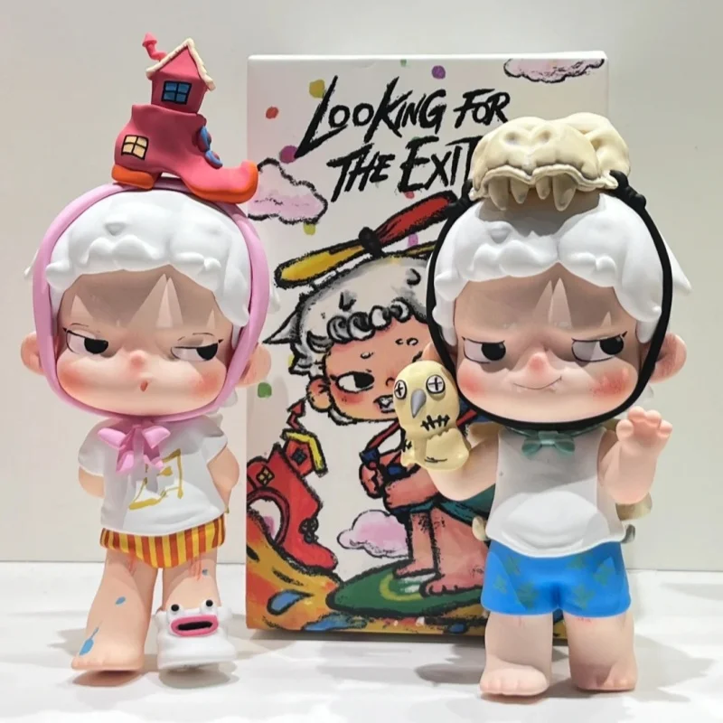 

Original Blind Box V2 Series Of Mysterious Boxes Looking For The Exit Of The Curly World Cute Action Doll Ornaments Toys Gift