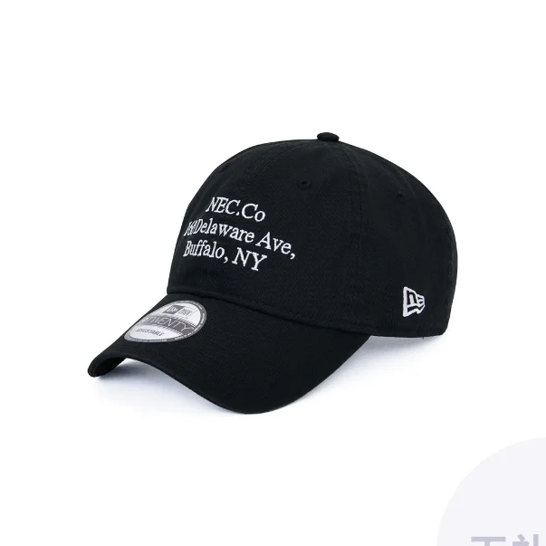 New Era Cotton Baseball Caps Unisex Black 13086400