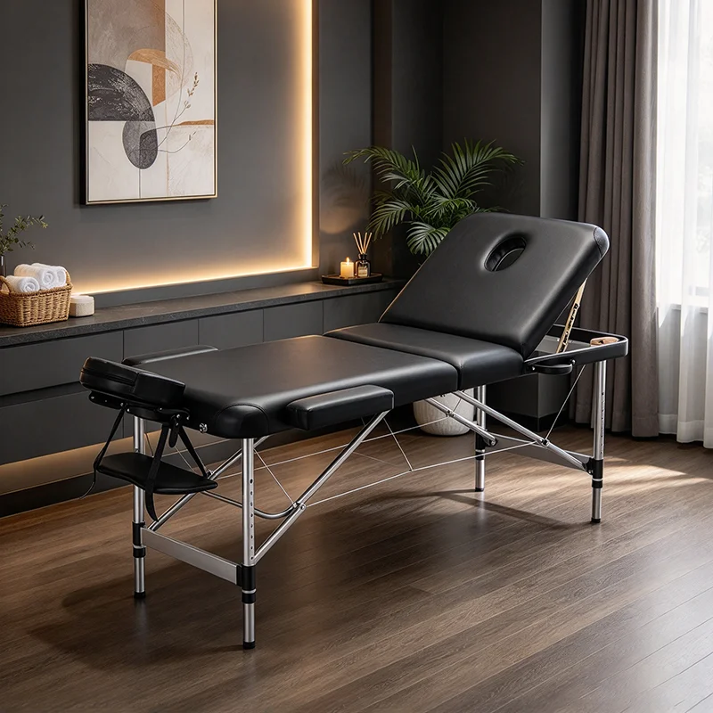 Portable Multifunctional Massage Bed Folding Beauty Massage Push Back Bed Inspection Health Examination Bed