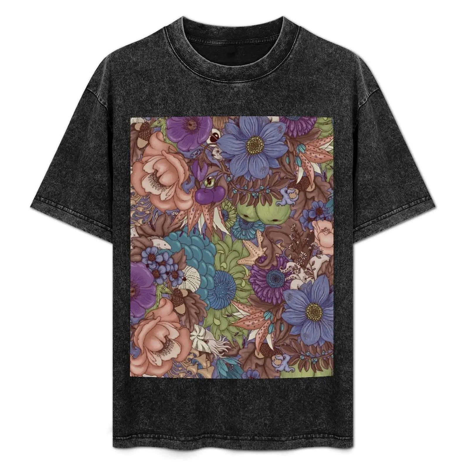 

The Wild Side - Cool tones T-Shirt Casual All Match Tee Shirt for Men