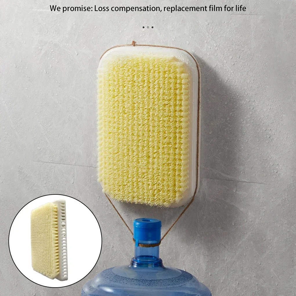 Body Rubbing Brush Back Shower Exfoliating Wash Scrub Brushes Anti-skid Massage Tool Wall Self-adhesive Scrubber