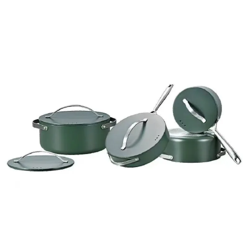 4PCS set soup pot 24CM/4.1L, 28CM/6.3L.18CM/1.9L, 28CM/4L household soup pot