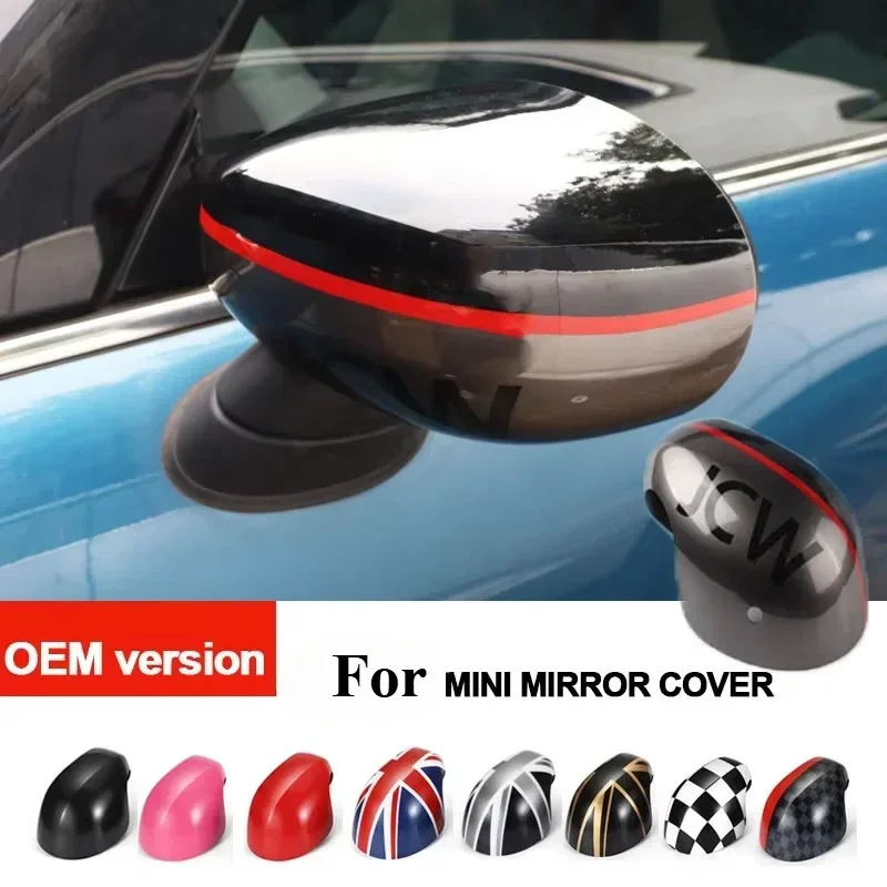 NEW Union Jack For Mini Cooper Rear View Mirror Covers For MINI Cooper S 2020 2021 2022 2023 Countryman For F60 F54 F55 F56 F57