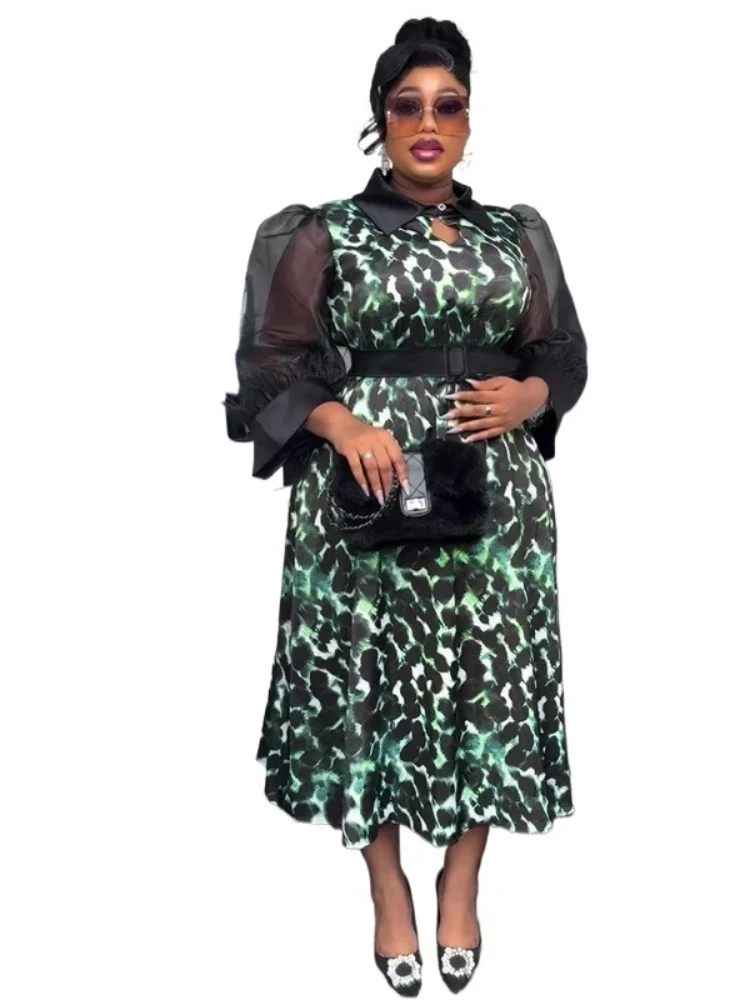African Dresses for Women 2025 Africa Clothing Plus Size Wedding Party Long Dress Dashiki Ankara Elegant  Office Lady Outfit Rob
