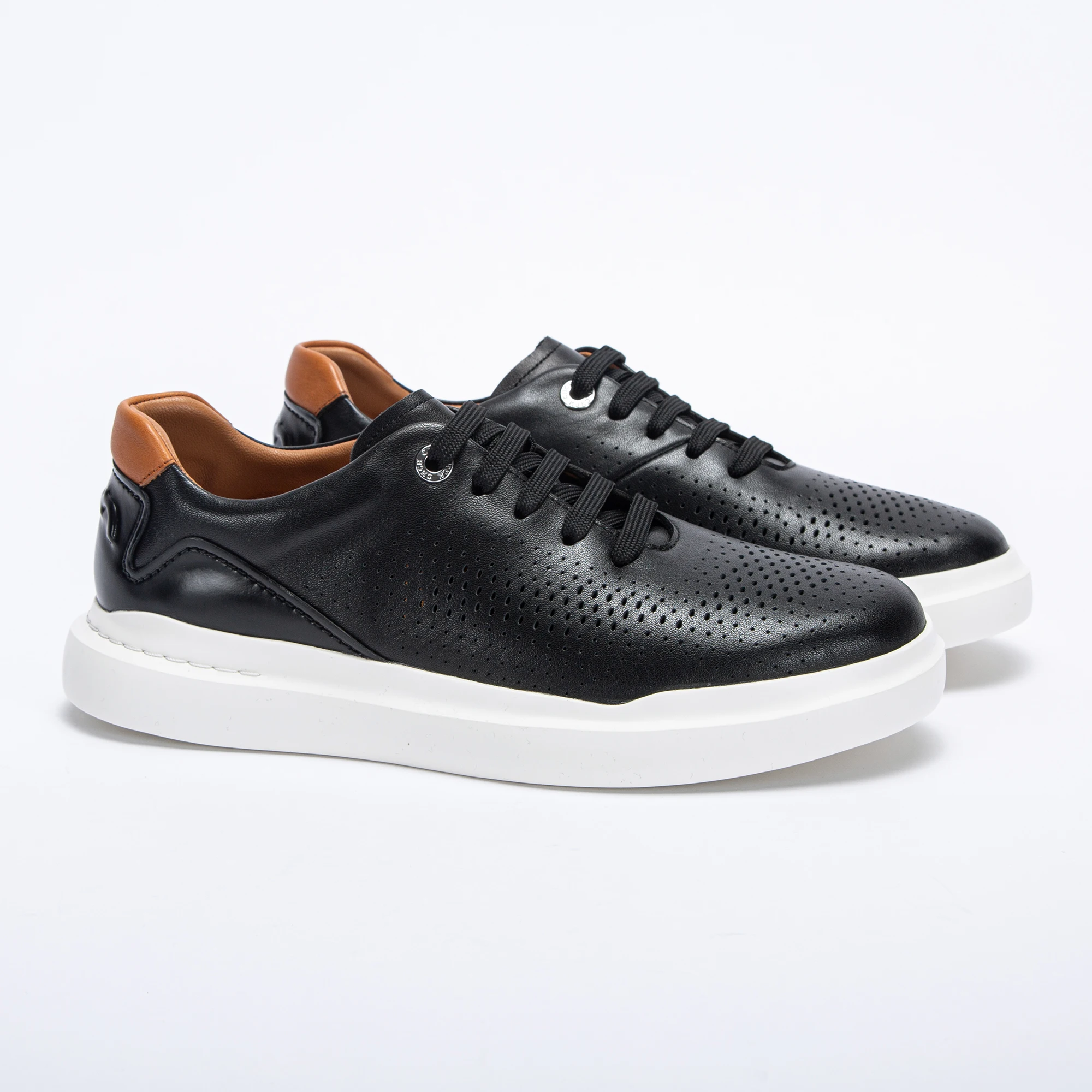 Men's Vulcanized Shoes 2026 Spring New Black Men's Shoes Casual Business Flat Shoes