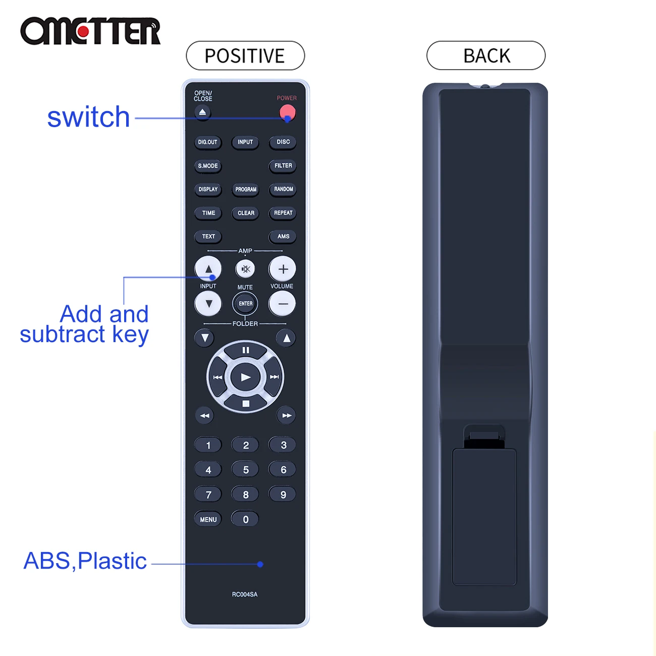 RC004SA For Marantz CD Amplifier Remote Control SR4003 CD5005 CD6006 CD6005 SR5004 SR1041 SR6004 SR5005 SR5003