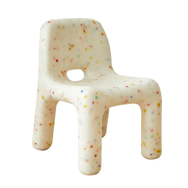 

Plastic white starry sky stool
